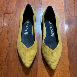 EUC Mustard Rothy’s